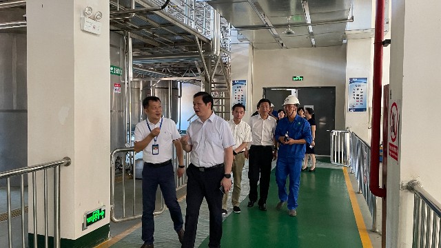 湖南省科技厅，市科技局领导考察引航生物生产基地